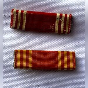 U.S. Army Battalion Infantry good conduct Medal Award Ribbons Set of 2 WW2